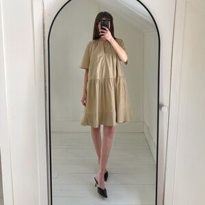 COS Oversized Tiered Mini Dress